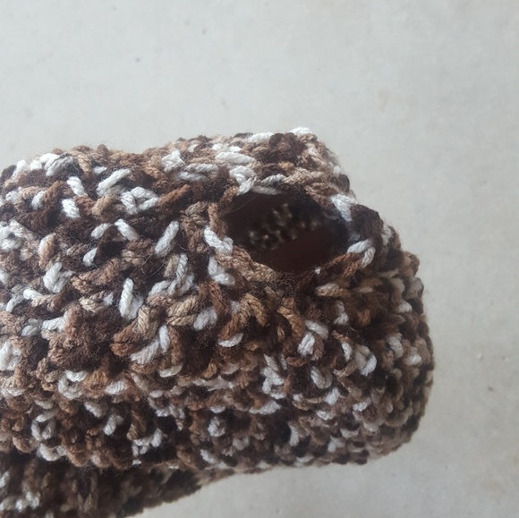 Handmade Crochet Beanie for Ponytail or Bun - Picture 2 of 2